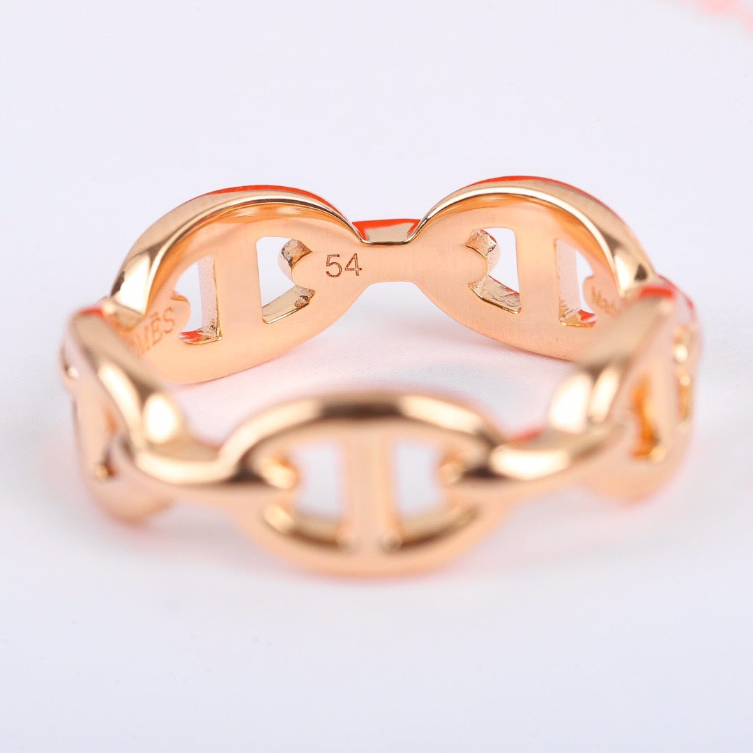 【関税負担なし・送料無料・代引可】エルメス リング 未使用 箱付き