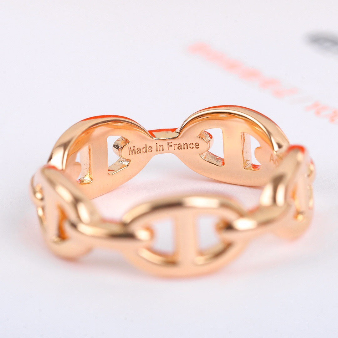 【関税負担なし・送料無料・代引可】エルメス リング 未使用 箱付き