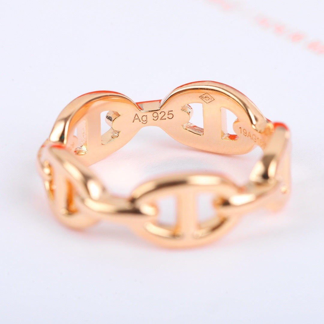 【関税負担なし・送料無料・代引可】エルメス リング 未使用 箱付き