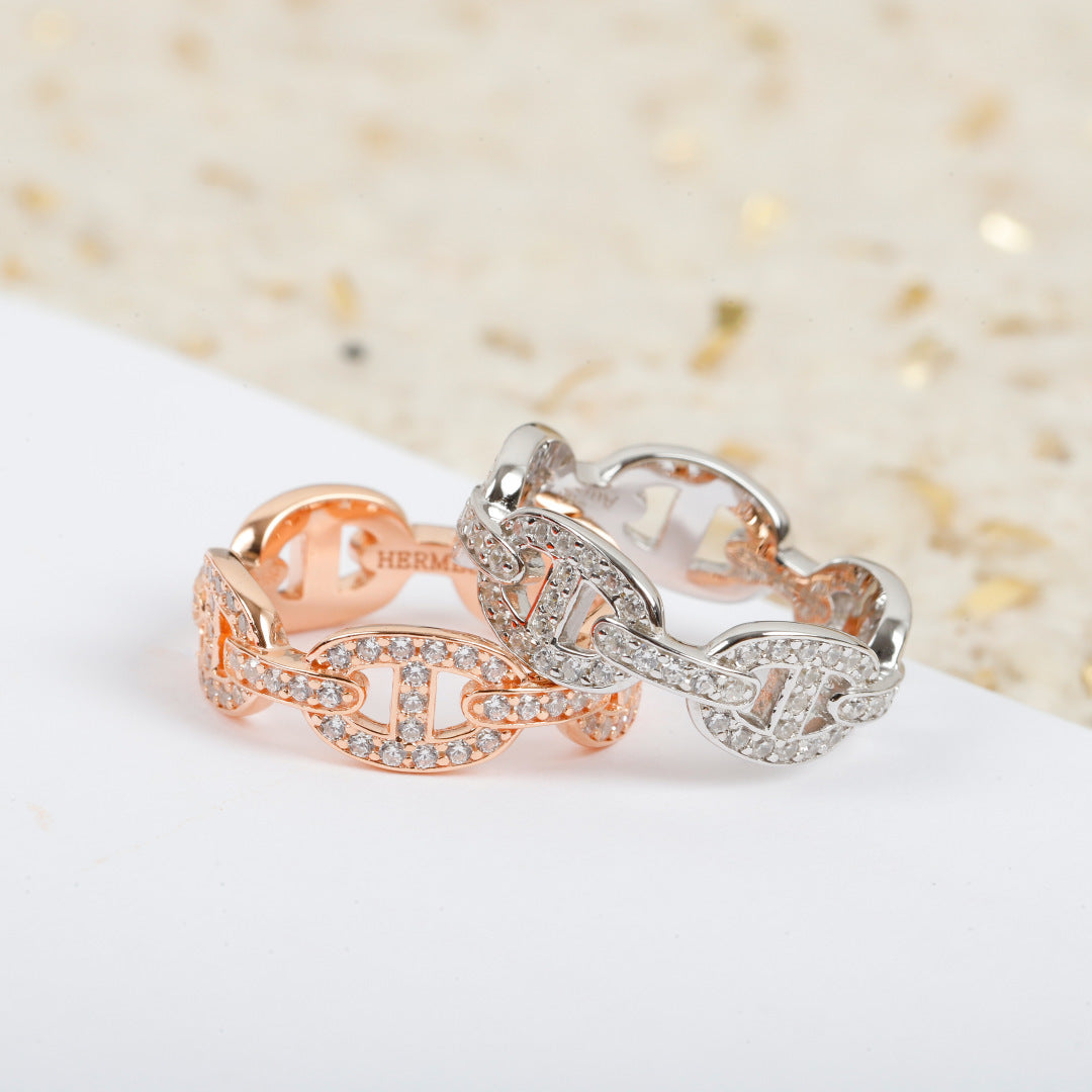 【関税負担なし・送料無料・代引可】エルメス リング 未使用 箱付き