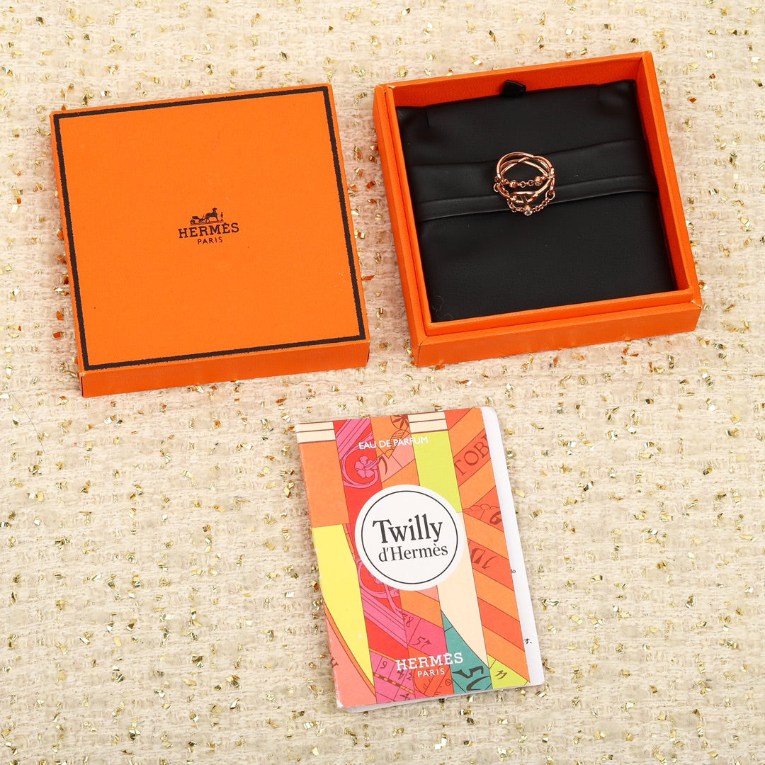 【関税負担なし・送料無料・代引可】エルメス リング 未使用 箱付き