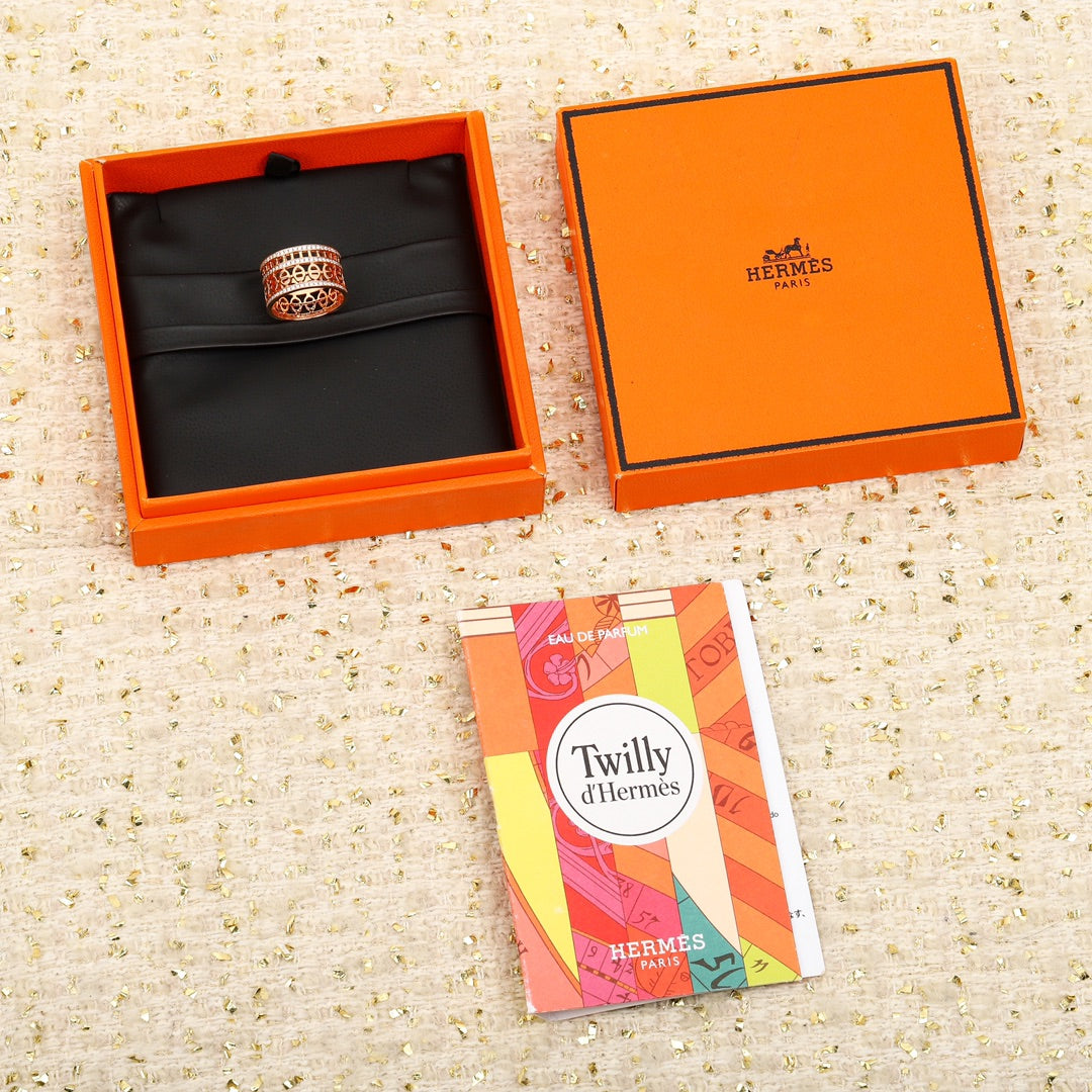 【関税負担なし・送料無料・代引可】エルメス リング 未使用 箱付き