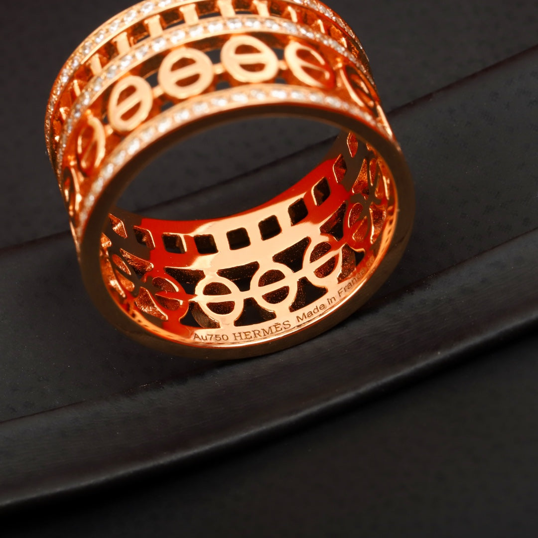 【関税負担なし・送料無料・代引可】エルメス リング 未使用 箱付き