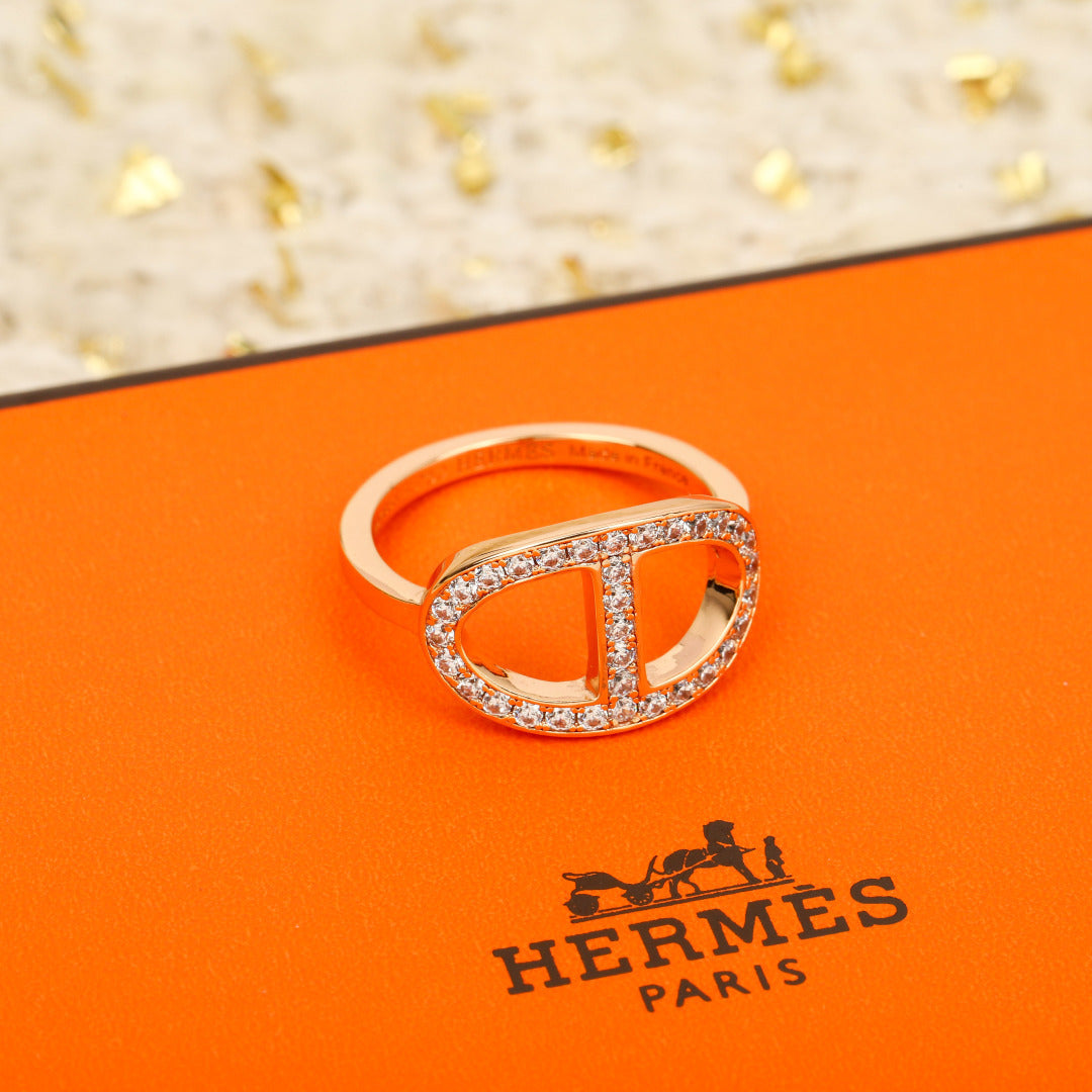 【関税負担なし・送料無料・代引可】エルメス リング 未使用 箱付き