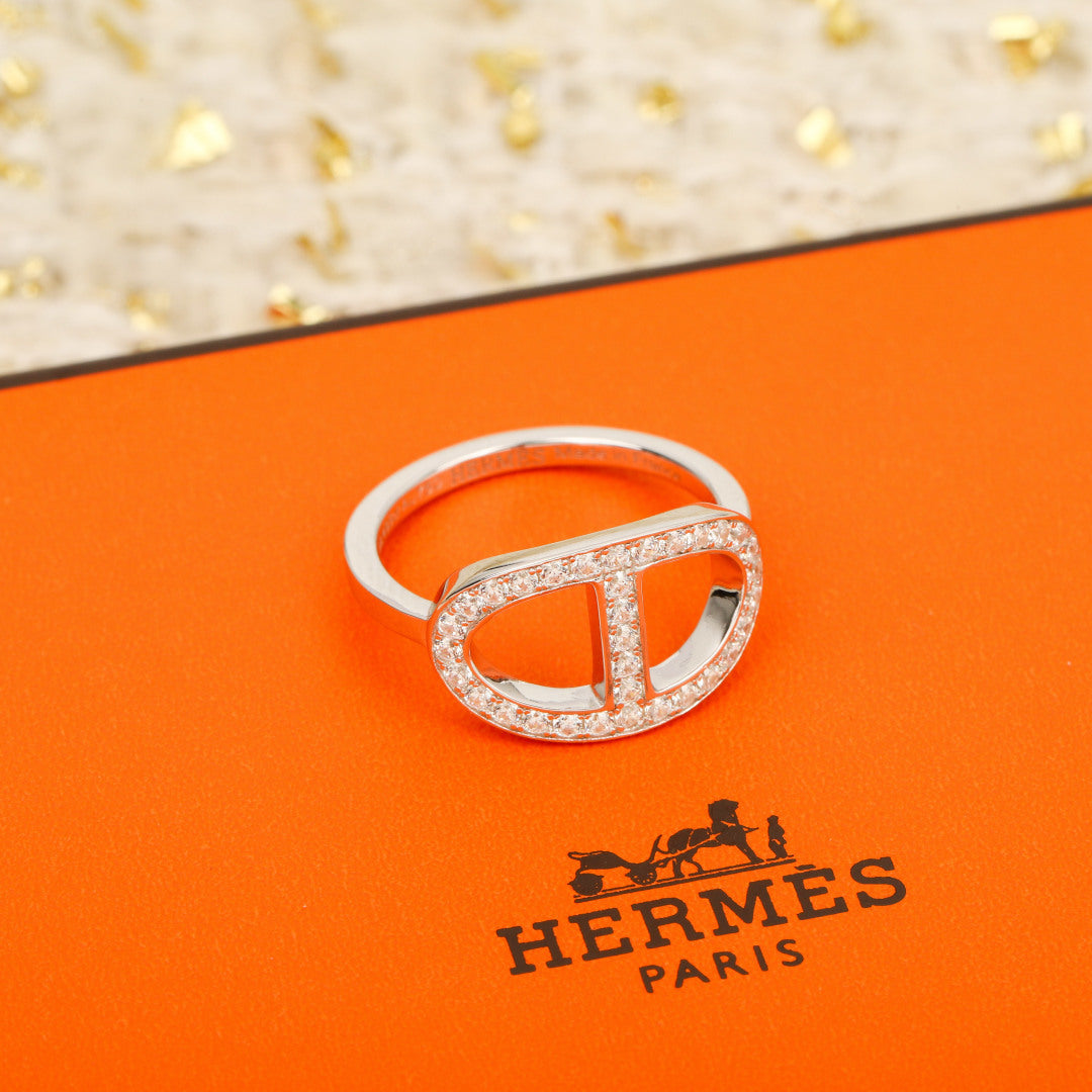 【関税負担なし・送料無料・代引可】エルメス リング 未使用 箱付き