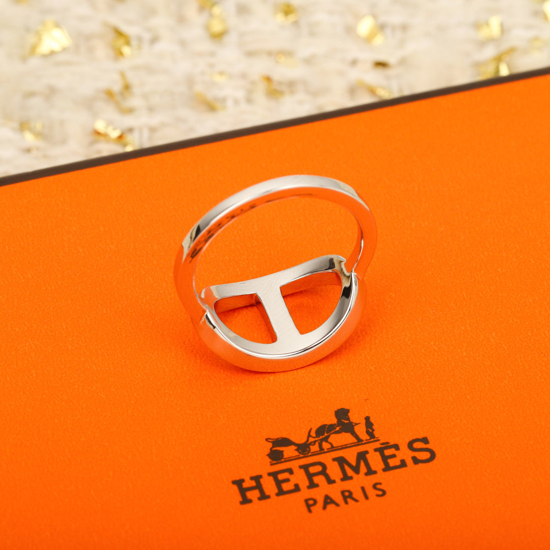 【関税負担なし・送料無料・代引可】エルメス リング 未使用 箱付き