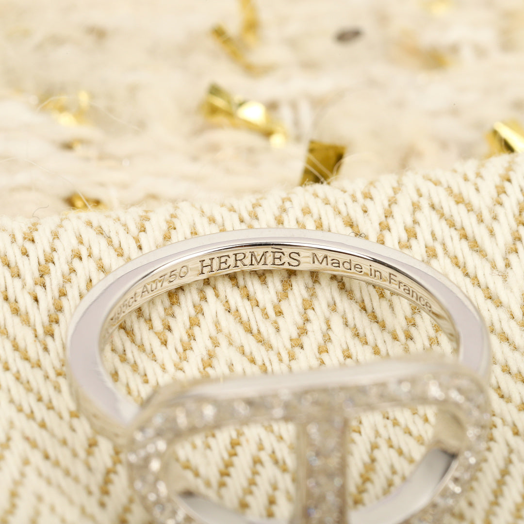 【関税負担なし・送料無料・代引可】エルメス リング 未使用 箱付き