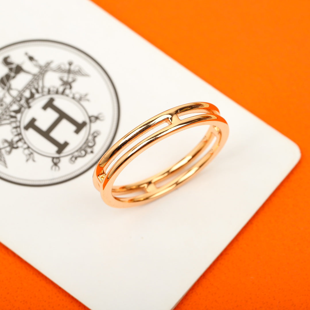 【関税負担なし・送料無料・代引可】エルメス リング 未使用 箱付き