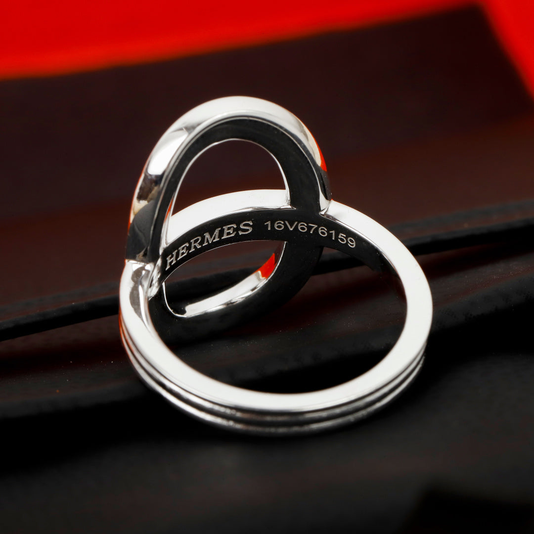 【関税負担なし・送料無料・代引可】エルメス リング 未使用 箱付き