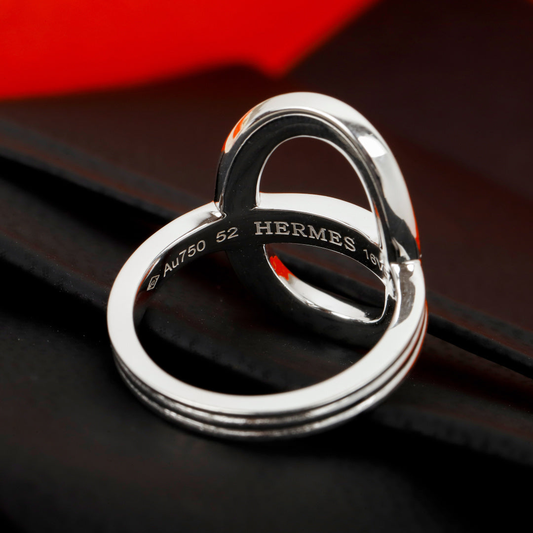 【関税負担なし・送料無料・代引可】エルメス リング 未使用 箱付き