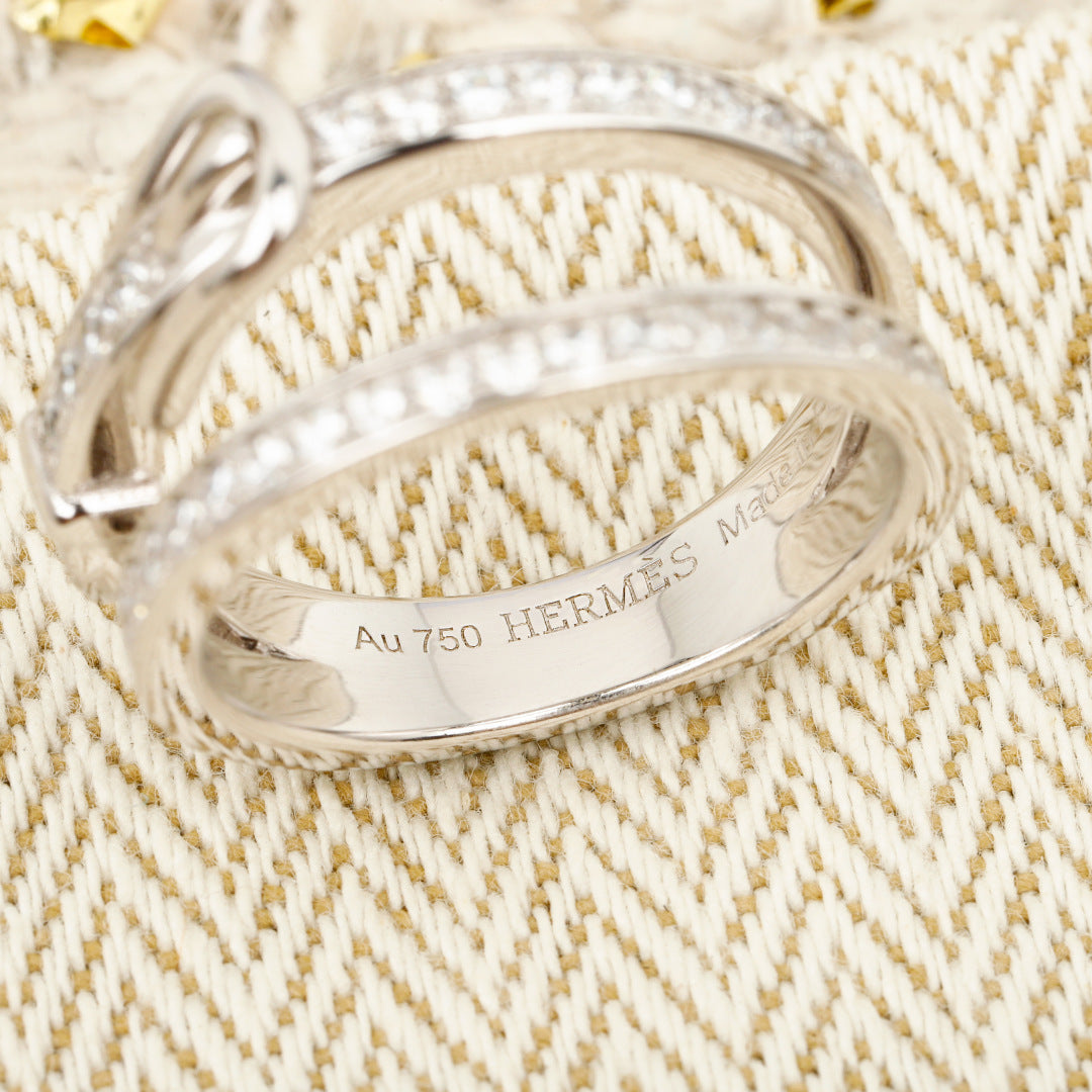 【関税負担なし・送料無料・代引可】エルメス リング 未使用 箱付き
