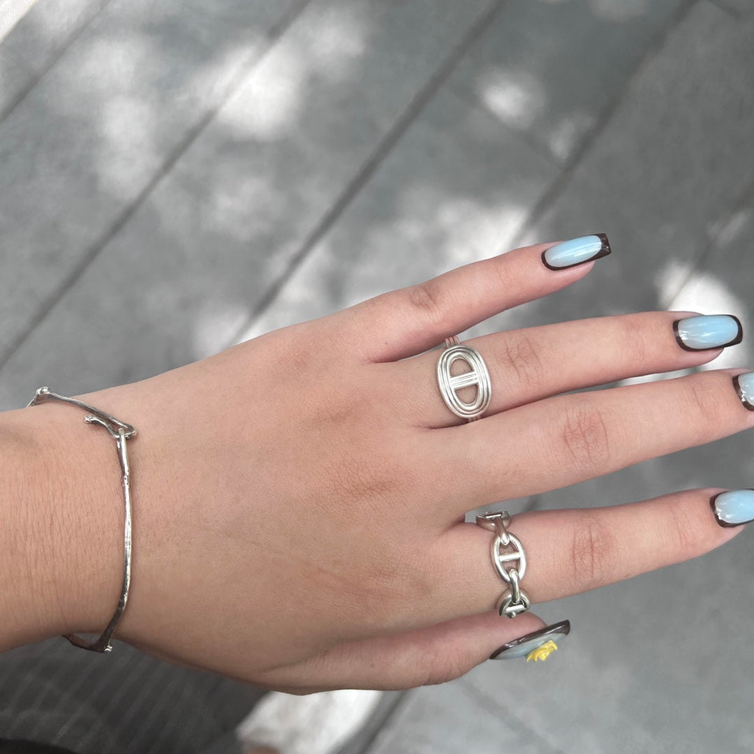 【関税負担なし・送料無料・代引可】エルメス リング 未使用 箱付き