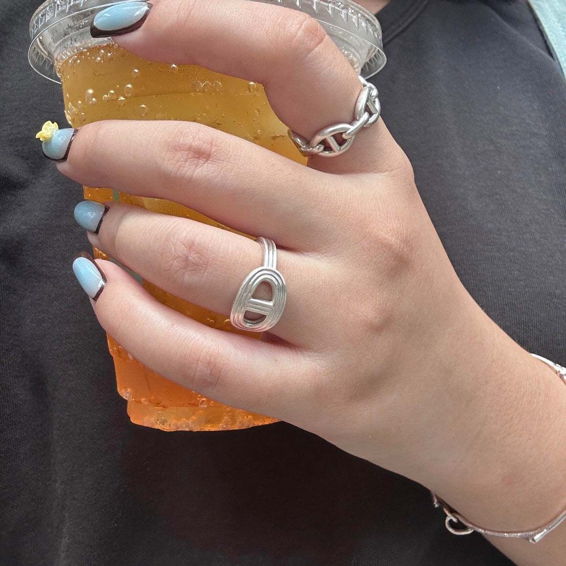 【関税負担なし・送料無料・代引可】エルメス リング 未使用 箱付き