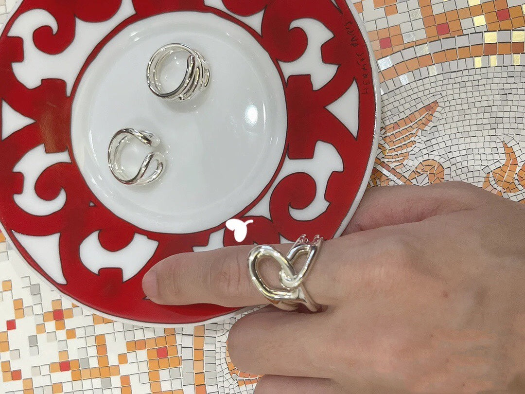 【関税負担なし・送料無料・代引可】エルメス リング 未使用 箱付き