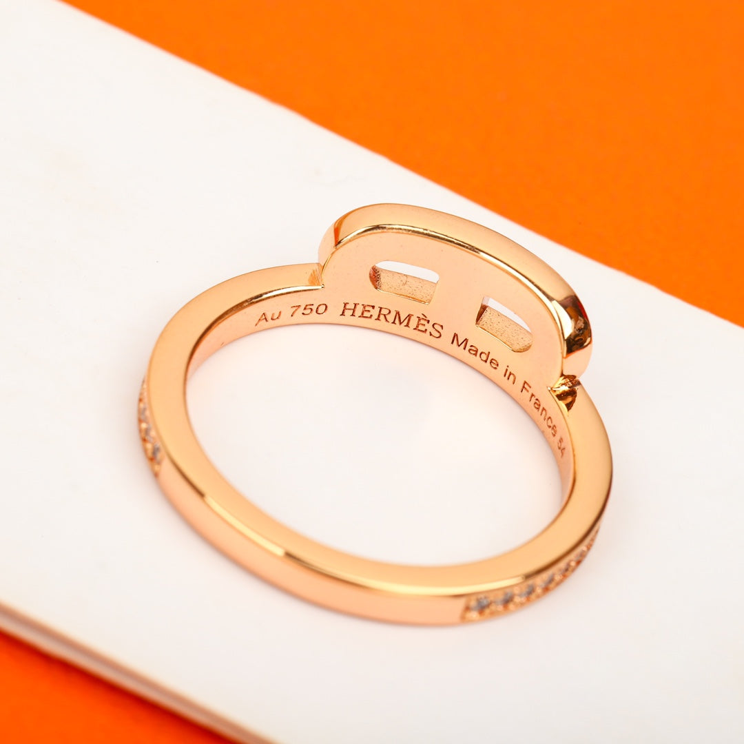 【関税負担なし・送料無料・代引可】エルメス リング 未使用 箱付き