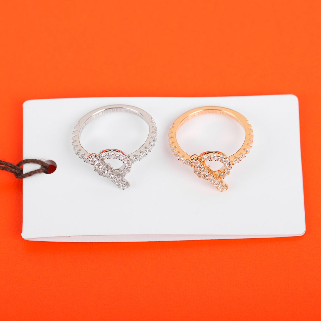 【関税負担なし・送料無料・代引可】エルメス リング 未使用 箱付き