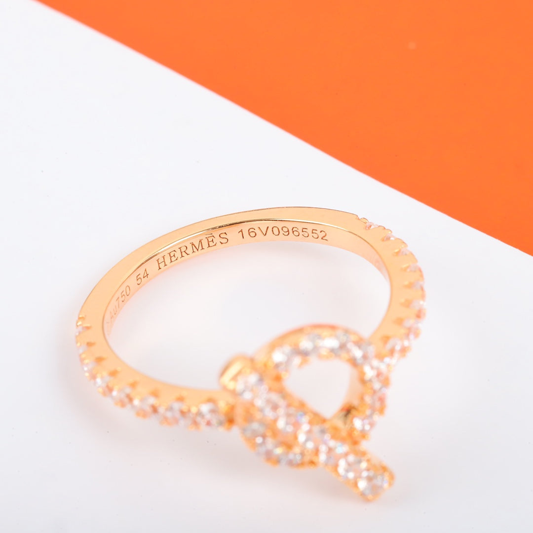 【関税負担なし・送料無料・代引可】エルメス リング 未使用 箱付き