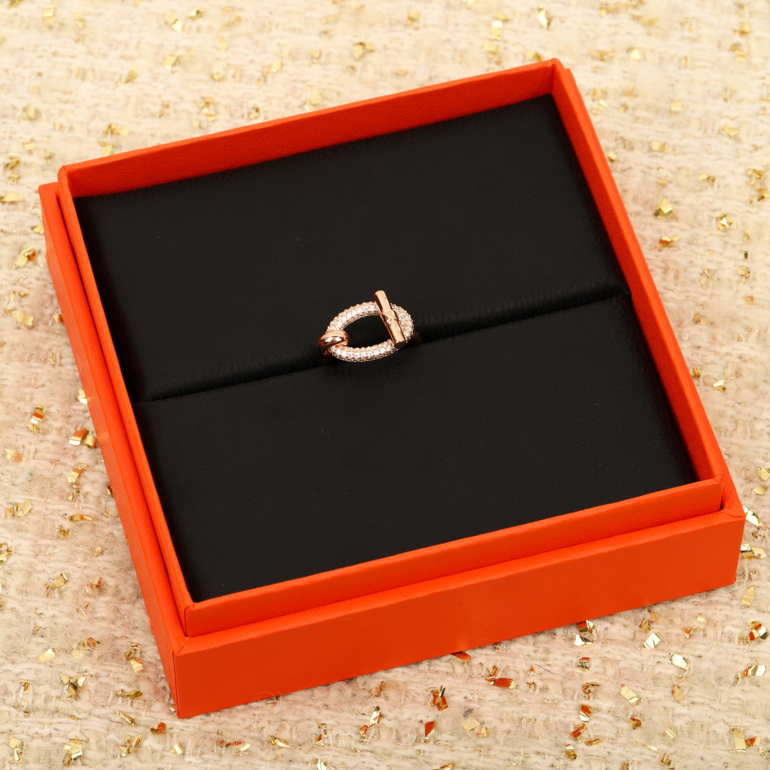 【関税負担なし・送料無料・代引可】エルメス リング 未使用 箱付き